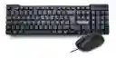 Combo Teclado + Mouse Weibo Fc-535 Usb Óptico Alámbrico