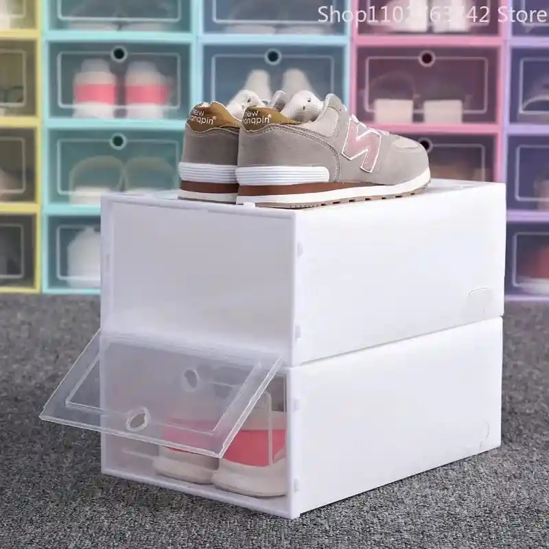 Caja Organizador De Zapatos Apilable