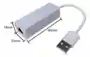 Adaptador Red A Lan Blanco Tarjeta De Red Usb 2.0 A Rj45