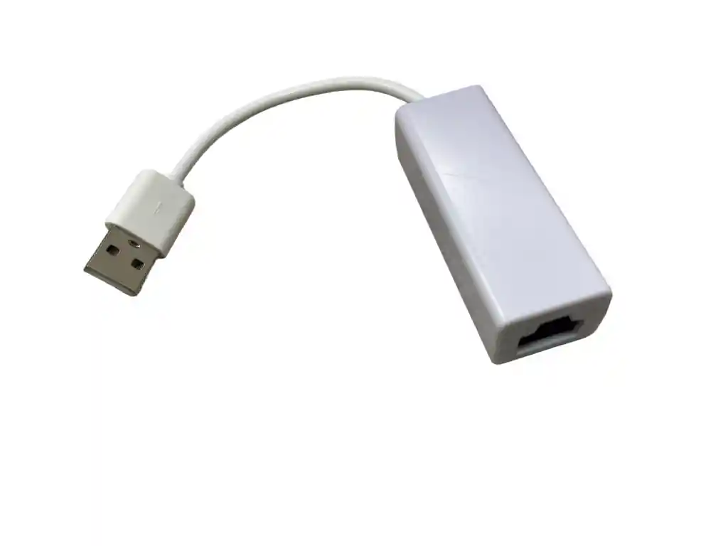 Adaptador Red A Lan Blanco Tarjeta De Red Usb 2.0 A Rj45