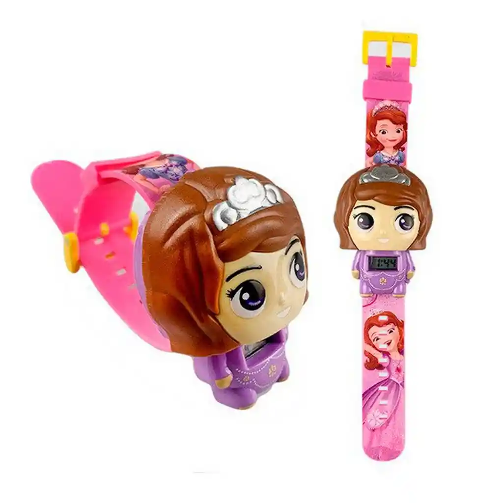 Reloj Niñas Digital Retractil Princesa Disney Dayoshop