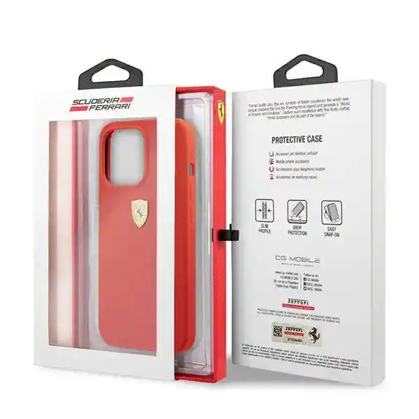  Ferrari Estuche Protector En Silicon  iPhone  13 Pro Max 