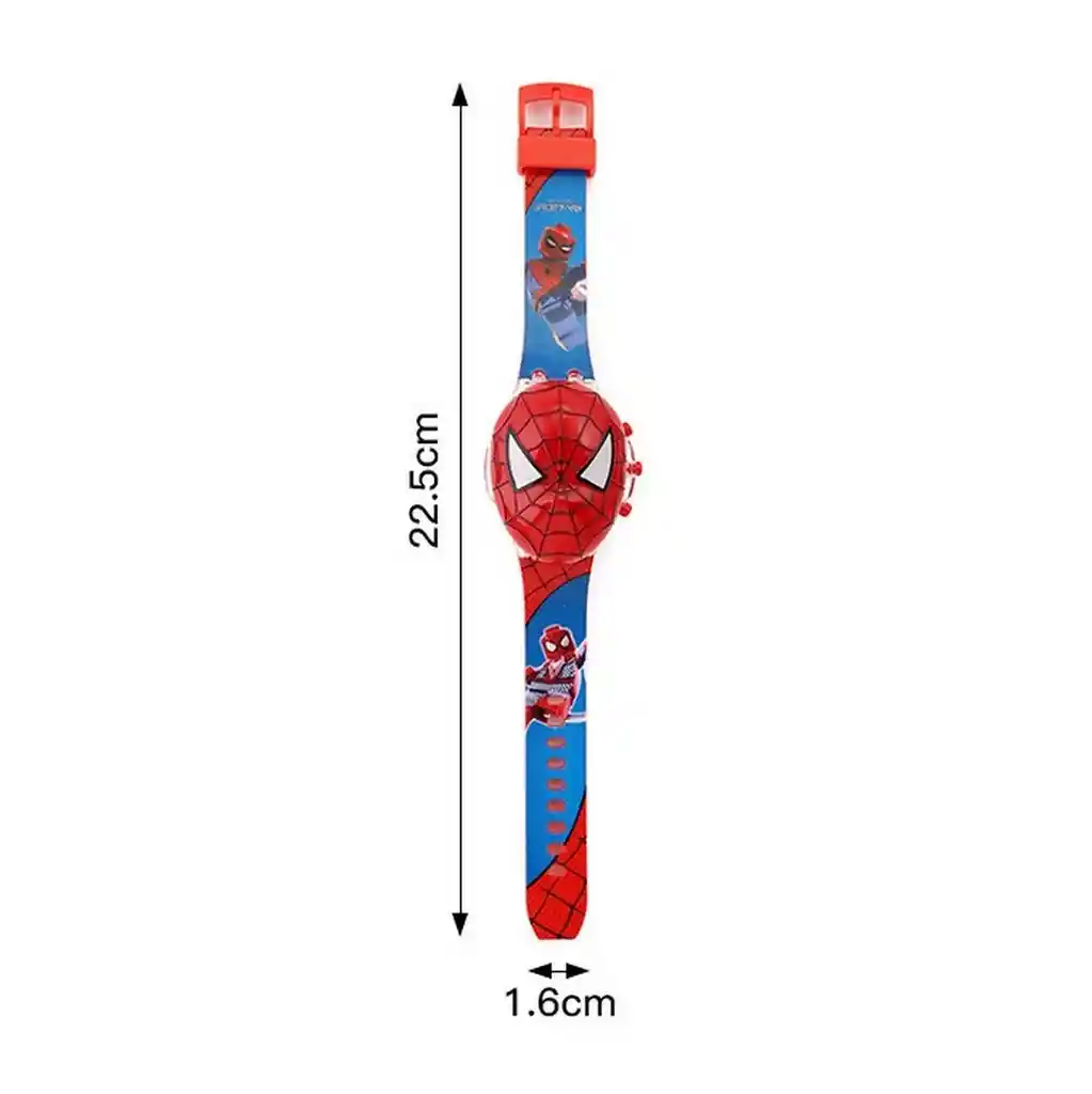 Reloj Niños Digital Luces Sonido Tapa Hombre Araña Spiderman Dayoshop