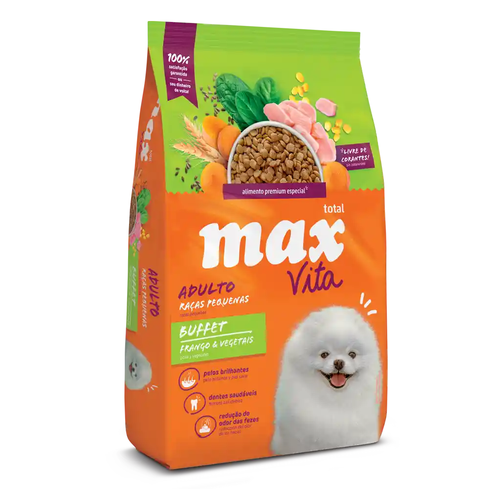 Max Vita Adulto Razas Pequeñas Pollo Y Vegetales 10 Kg