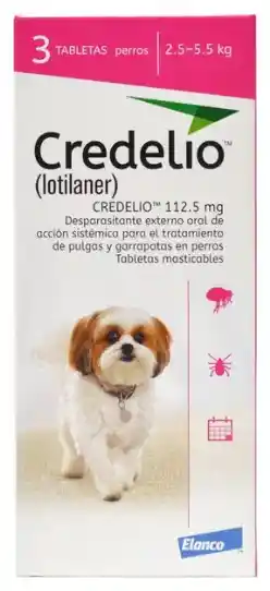 Credelio 2.5 - 5.5 Kg *1 Tableta