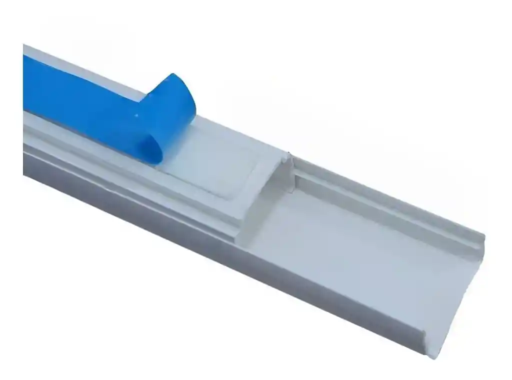 Canaleta Para Cables Lisa 32x12x2m Con Adhesivo Dexson (sin Division)