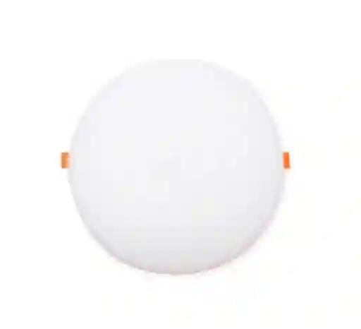 Panel Led Redondo Sin Marco 9w Incrustar Luz Blanca - Uduke