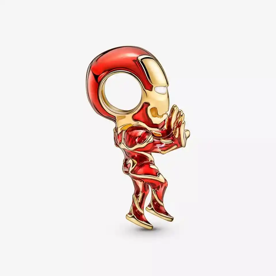 Charm Dije Vengadores De Marvel Iron Man En Plata 925