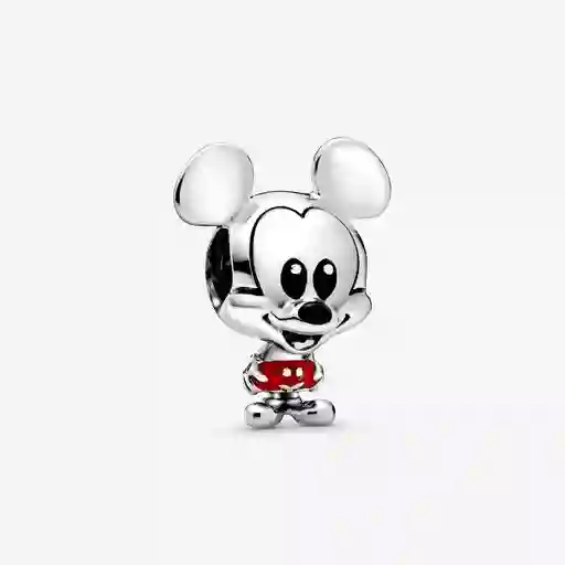 Charm Dije Disney Mickey Fabricado En Plata 925