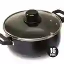 Olla Con Tapa De Vidrio Universal 16 Cm