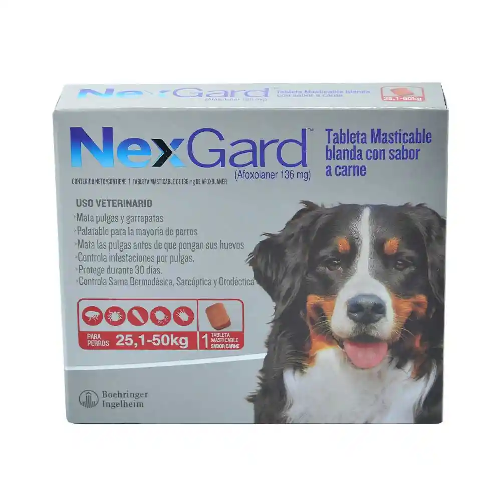 Nexgard 25,1 A 50 Kg