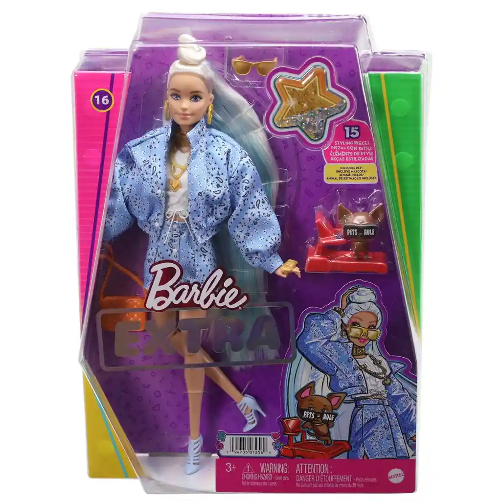 Barbie Extra #16 Rubia Original Mattel