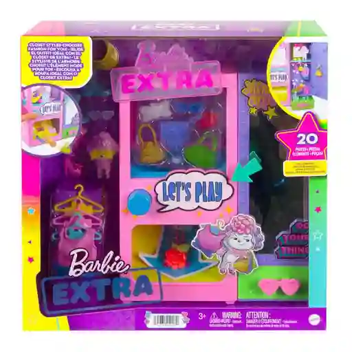 Closet Barbie Extra +20 Accesorios Mattel