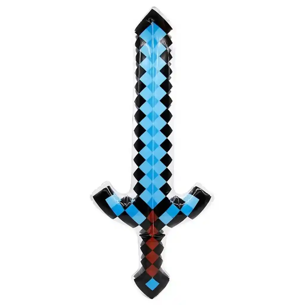 Espada Minecraft De Diamante 60 Cm Inflable Juguete Niños Dayoshop