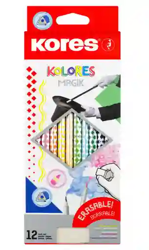 Kores Kolores Magik 12 Lápices De Color 93315