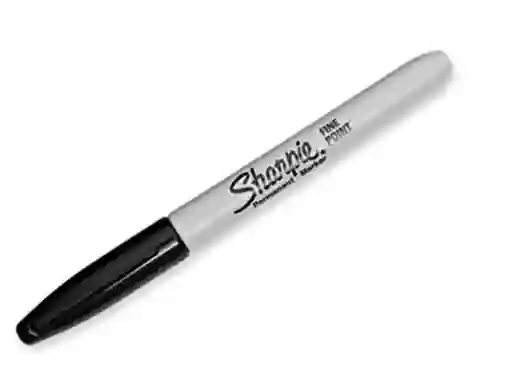 Sharpie Marcador Permanente Punta Fina Negro