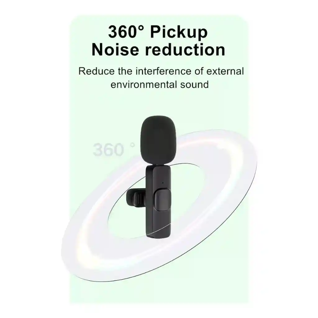  Microfono Inalambrico De Solapa K8 iPhone Tablet Tipo C 