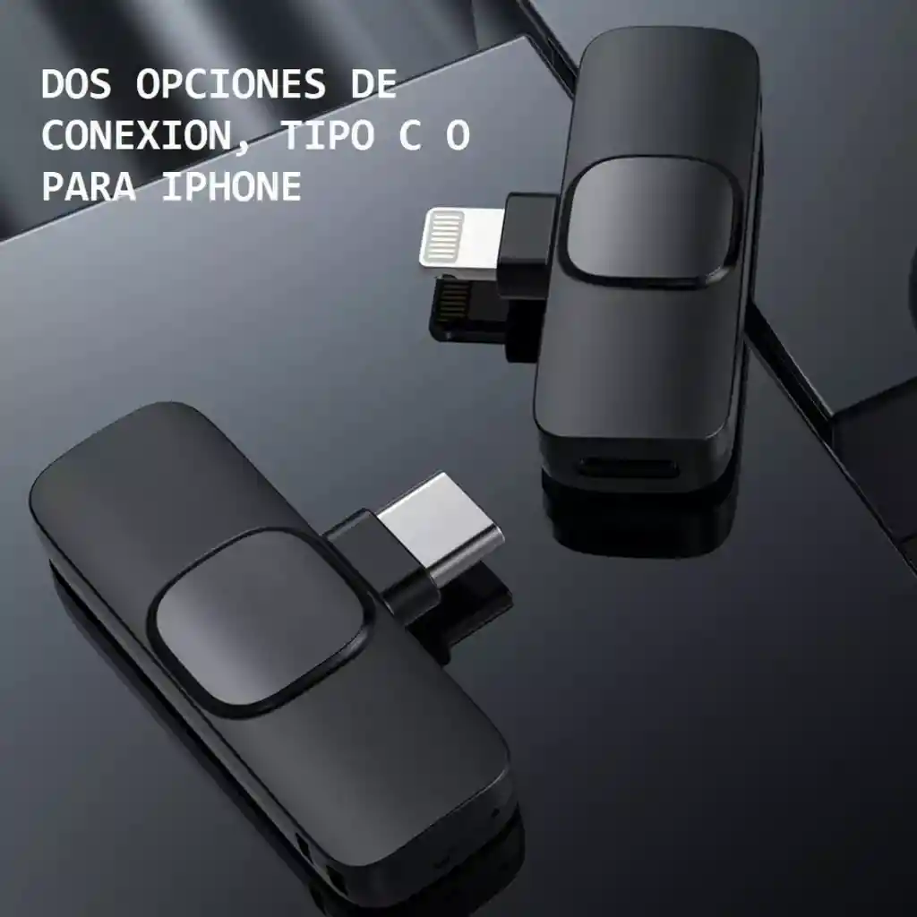  Microfono Inalambrico De Solapa K8 iPhone Tablet Tipo C 
