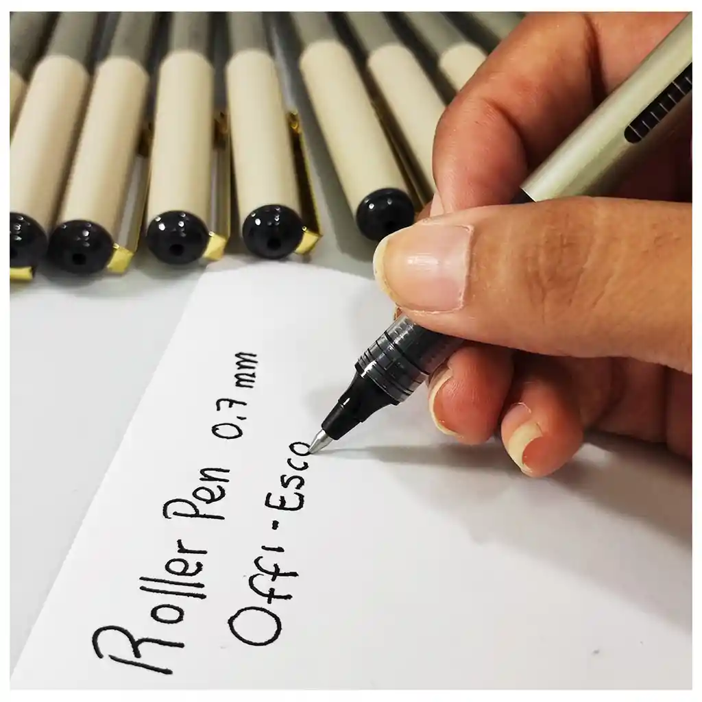 Bolígrafo Roller Pen 0.7 Negro Caja X12 Unids