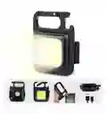 Mini Linterna 3 Modos De Luz Potente, Recargable Usb, Iman Llavero, Destapador