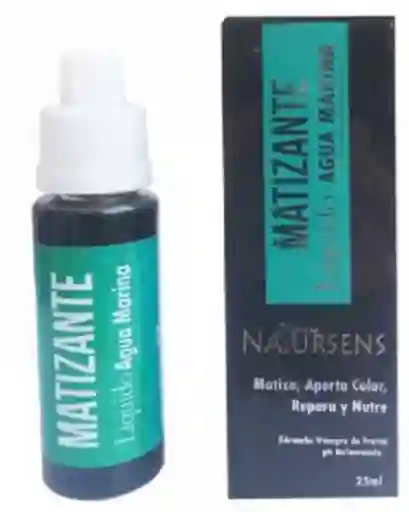 Matizante Liquido En Gotas Agua Marina 25ml Natursens