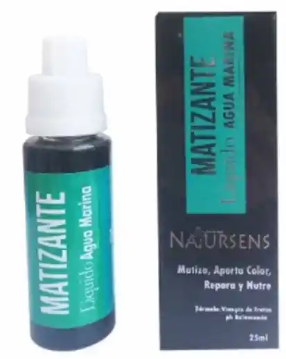 Matizante Liquido En Gotas Agua Marina 25ml Natursens