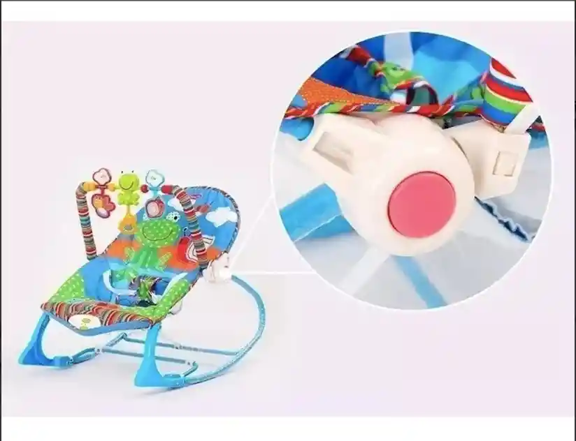 Silla Crece Conmigo Vibradora, Mecedora Y Musical Para Bebe