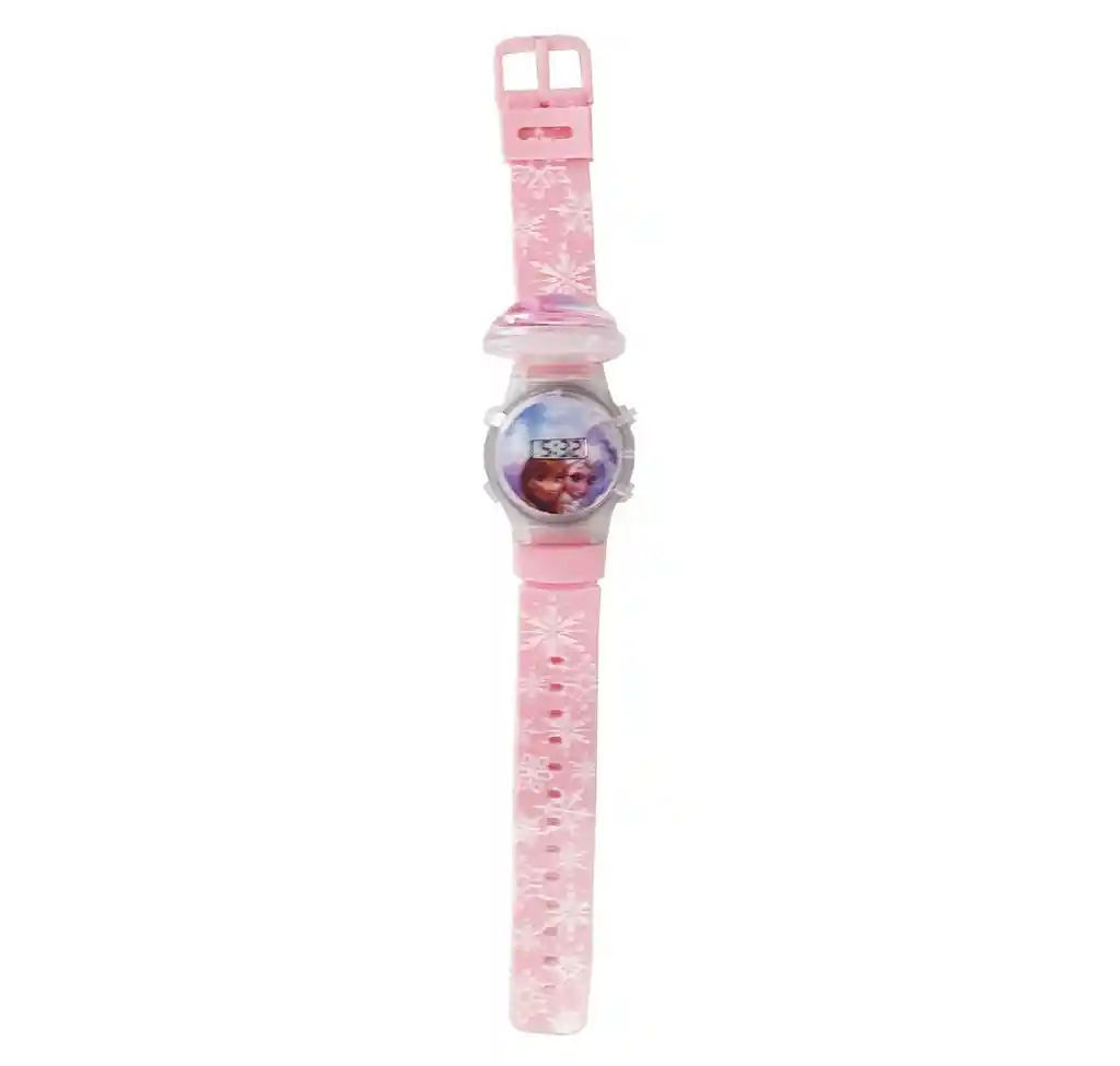 Reloj Niñas Digital Luces Tapa Infantil Elsa Frozen 3d Dayoshop