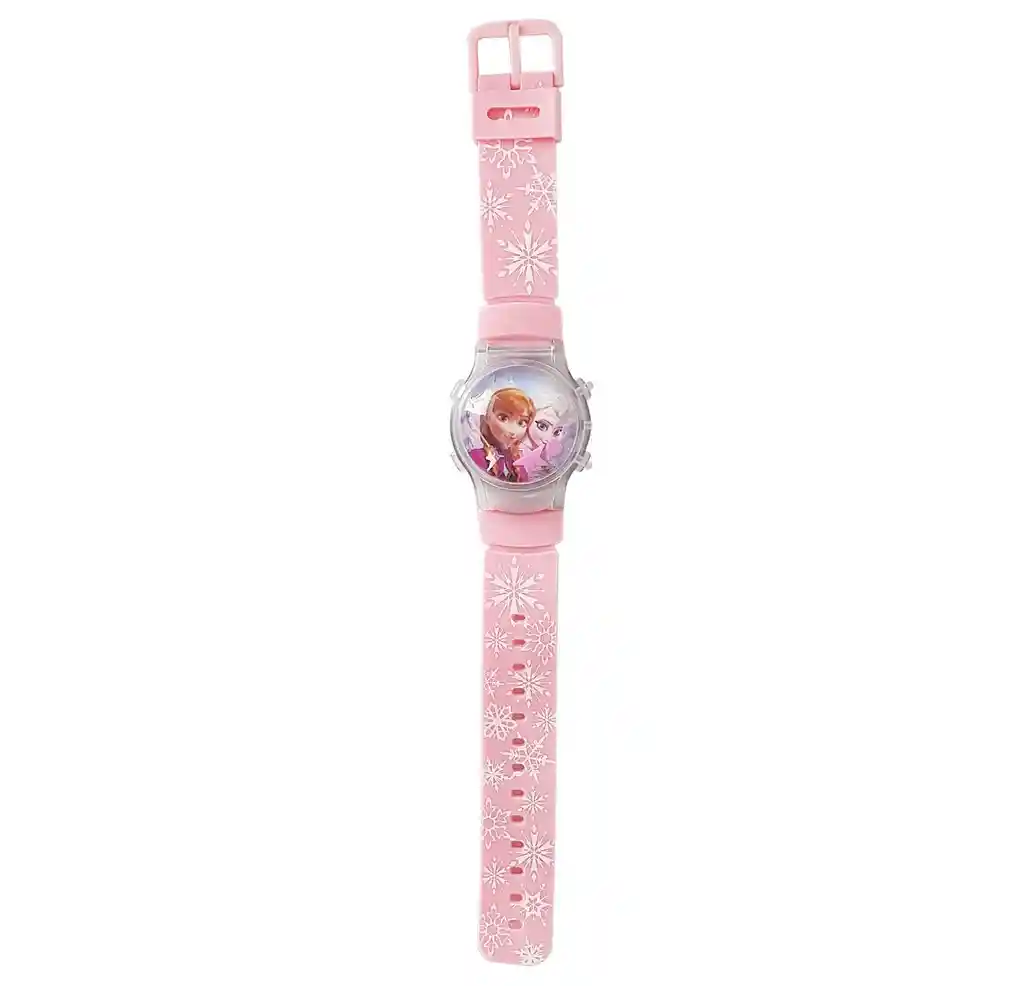 Reloj Niñas Digital Luces Tapa Infantil Elsa Frozen 3d Dayoshop