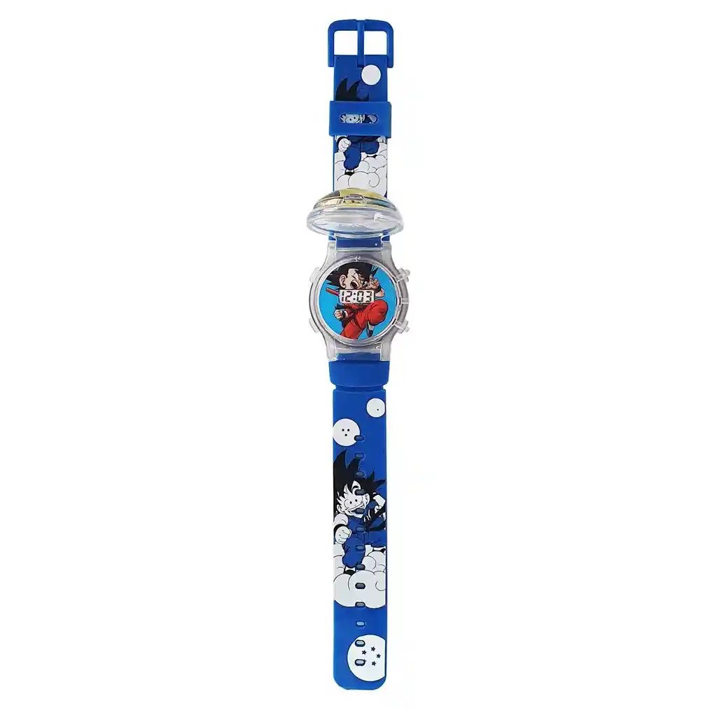 Reloj Niños Digital Luces Tapa Infantil Dragon Ball Goku Dayoshop