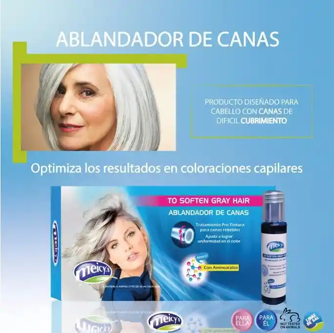 Ablandador Canas Rebeldes Caja 6 Unidades Meicy´s