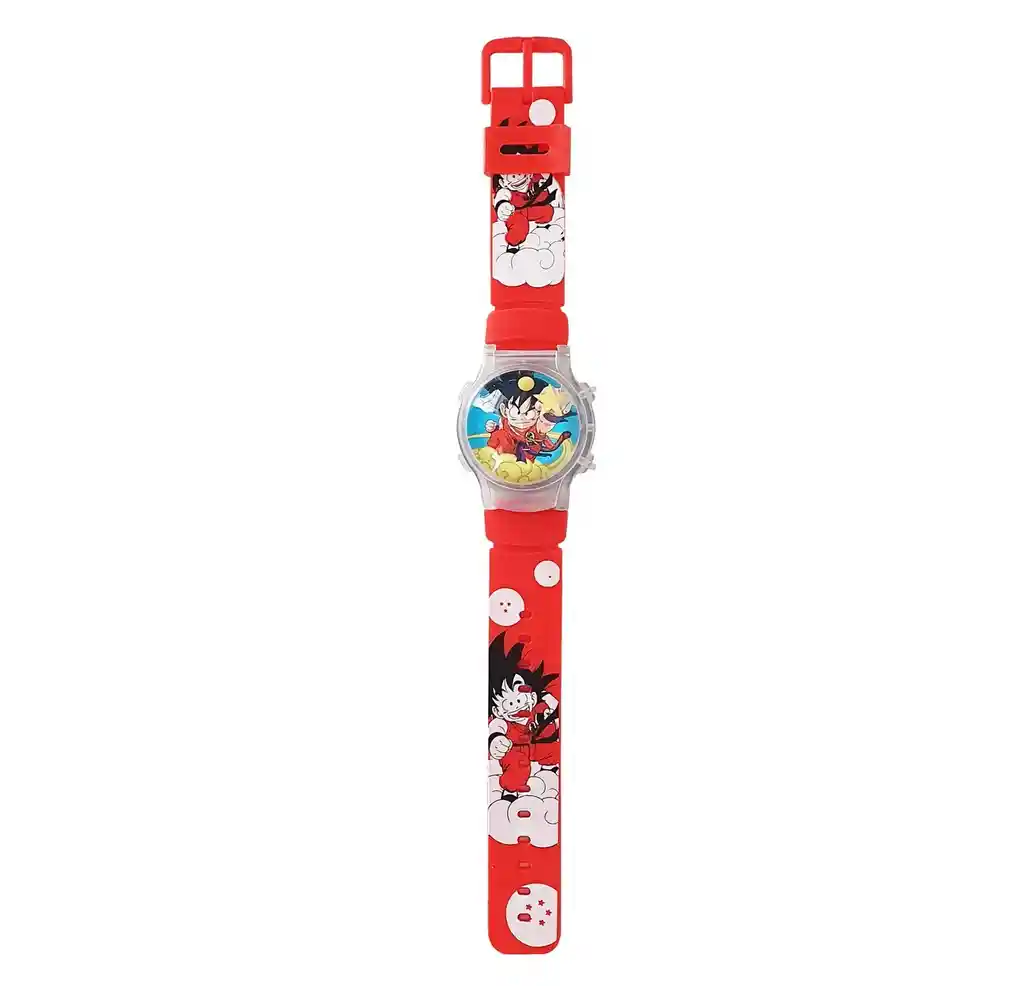 Reloj Niños Digital Luces Tapa Infantil Dragon Ball Goku Dayoshop