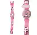 Reloj Niñas Digital Luces Tapa Infantil Hello Kitty Flor 3d Dayoshop