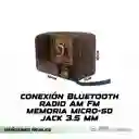 Radio Vintage 3 Bandas Bluetooth Mp3 Usb Recargable Clásico