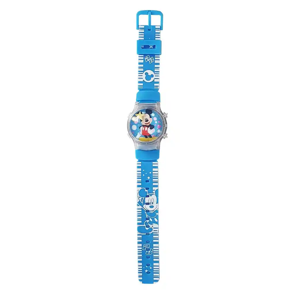 Reloj Niños Digital Luces Tapa Infantil Mickey Mouse 3d Dayoshop