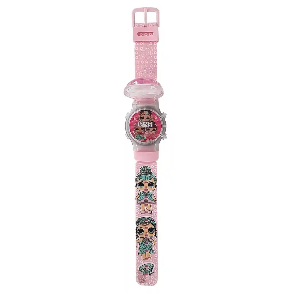 Reloj Niñas Digital Luces Tapa Infantil Muñeca Lol 3d Dayoshop