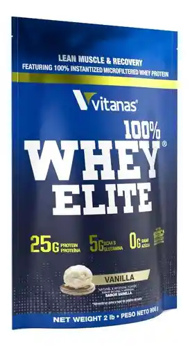 100 % Whey Elite De 2 Lbs Vitanas Sabor Vainilla