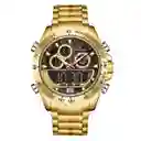 Reloj Naviforce Nf 9188 Dorado + Estuche Dayoshop