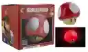 Lampara Hongo Mushroom 3d Luz De Noche Recargable Con Sonido