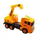 Excavadora Bulldozer Amarillo Camión Construcción Juguete Dayoshop