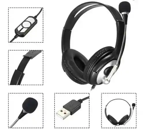 Diadema Usb Para Pc Jaltech Q2