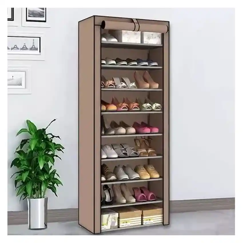 Organizador De Zapatos Apilable En Tela Diseño En Torre