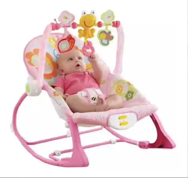 Silla Crece Conmigo Vibradora, Mecedora Y Musical Para Bebe