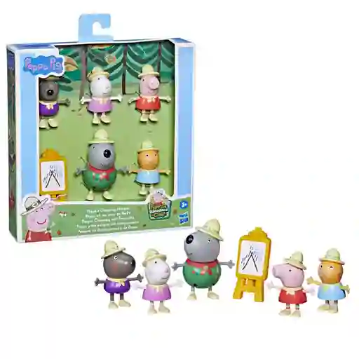 Set Peppa Pig Camping Con Amigos Original!