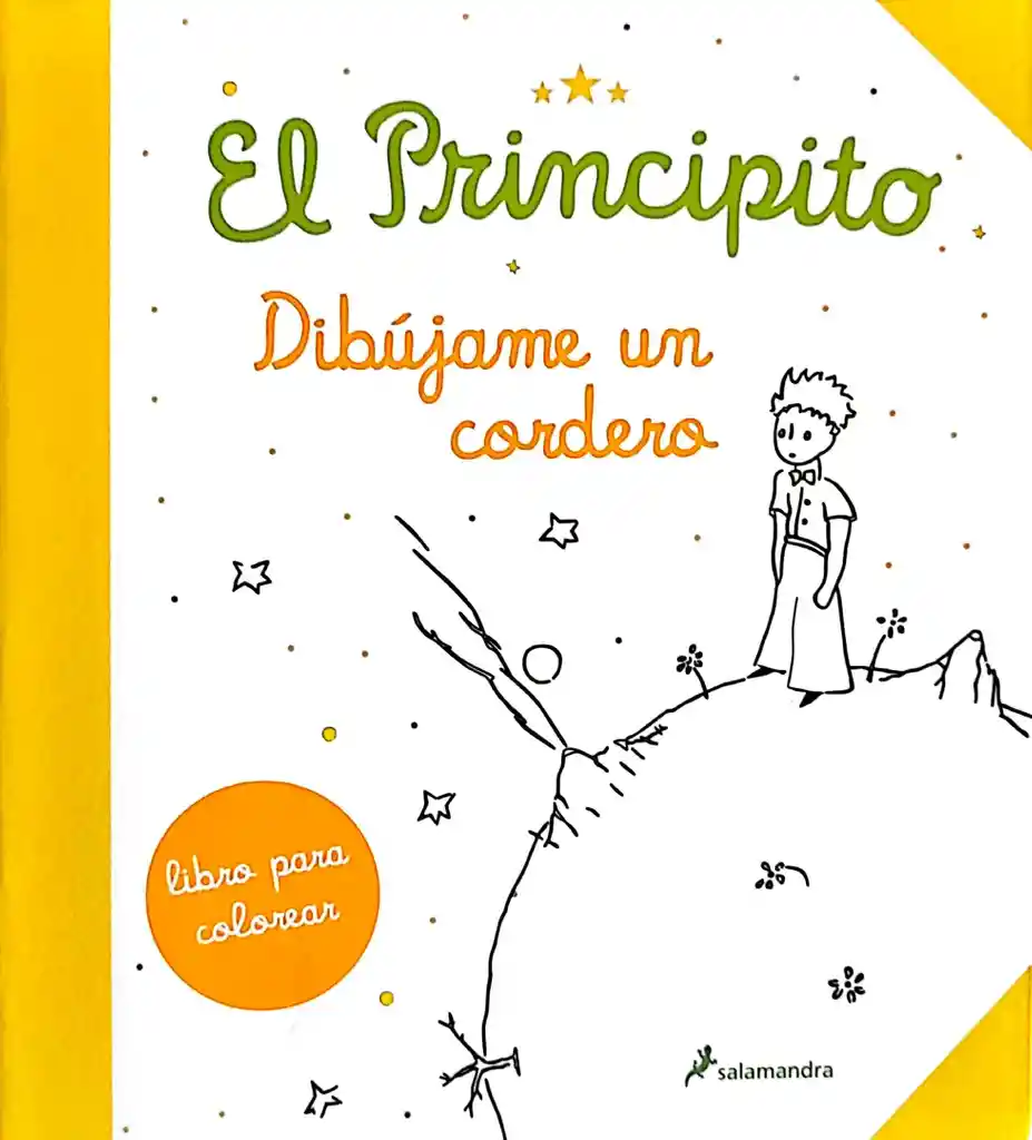 Libro Para Colorear El Principito Dibújame Un Cordero Niños