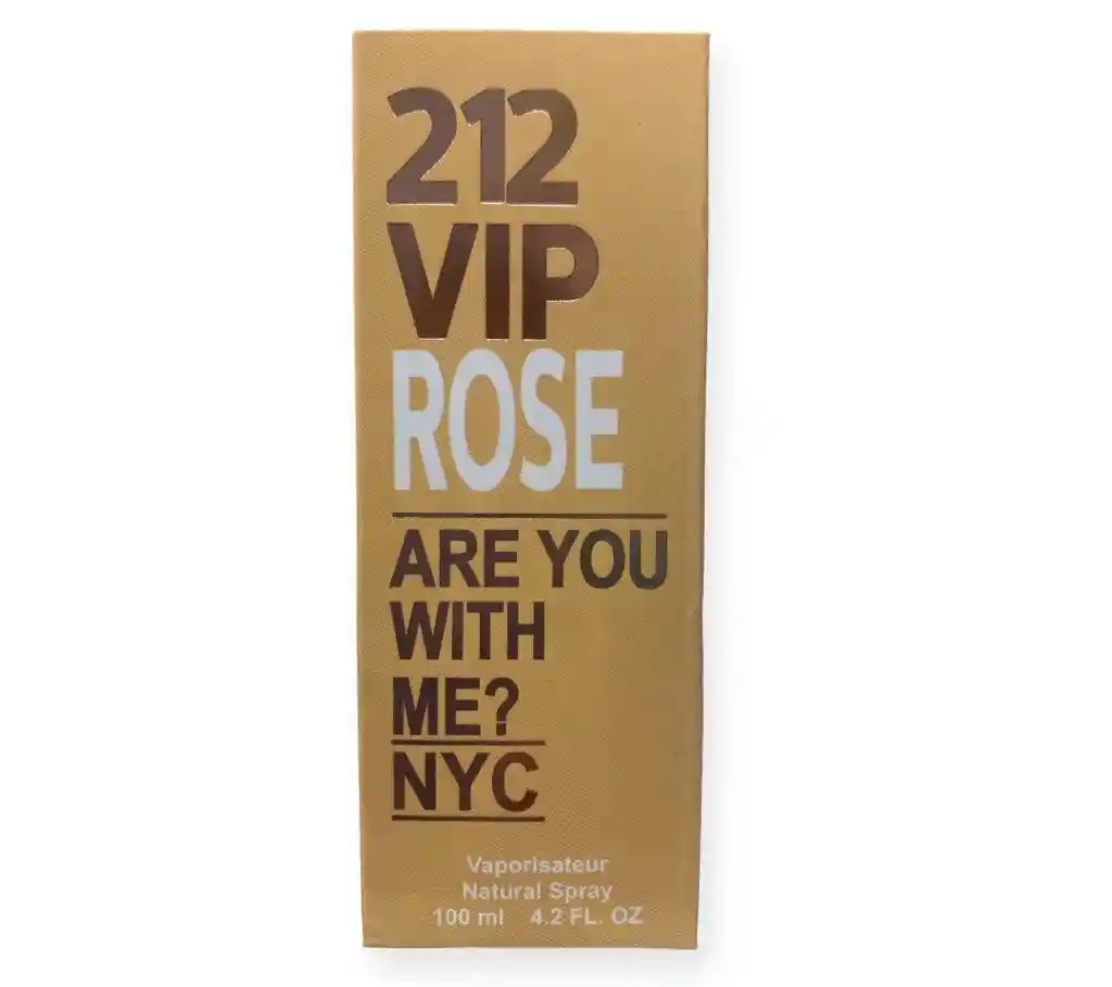 Perfume 212 Vip Rose Carolina Herrera Genérica Aaa X 100ml