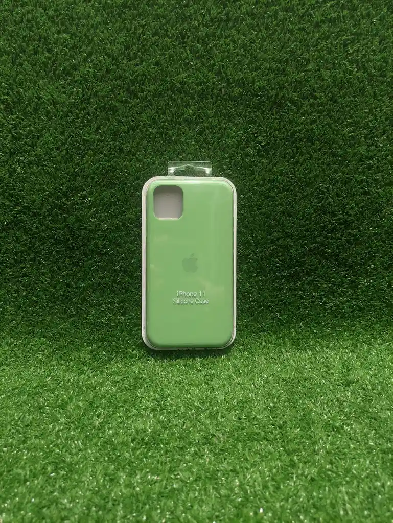 Iphone 11 | Forro Protector| Silicone Case | Verde Tea | Iphone | Carcasa | Funda | Anti Humedad