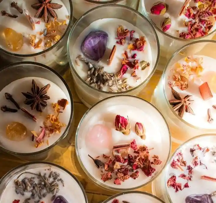 Vela Cristales Yoga