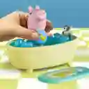 Set Peppa Pig Figura La Hora Del Baño George