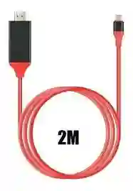 Cable Usb 3.1 Tipo C A Hdmi 4k 30hz De 2m Para Pc Celular